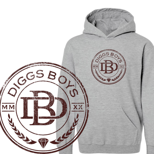 Distressed Circle Hoodie